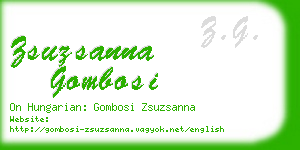 zsuzsanna gombosi business card